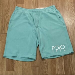 Polo Ralph Lauren Men’s Small 1992 Shorts Teal Blue Classic Gym Sports